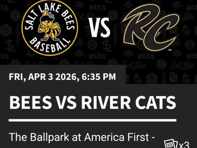 Bees vs River Cats 3 tickets