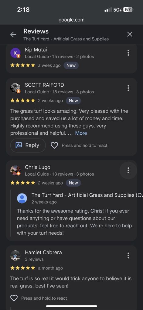 ARTIFICIAL TURF NEW synthetic Grass