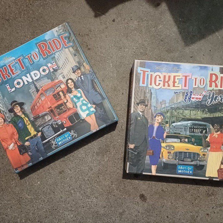 Ticket to Ride: London & New York Board Games - Days of Wonder, Alan R. Moon