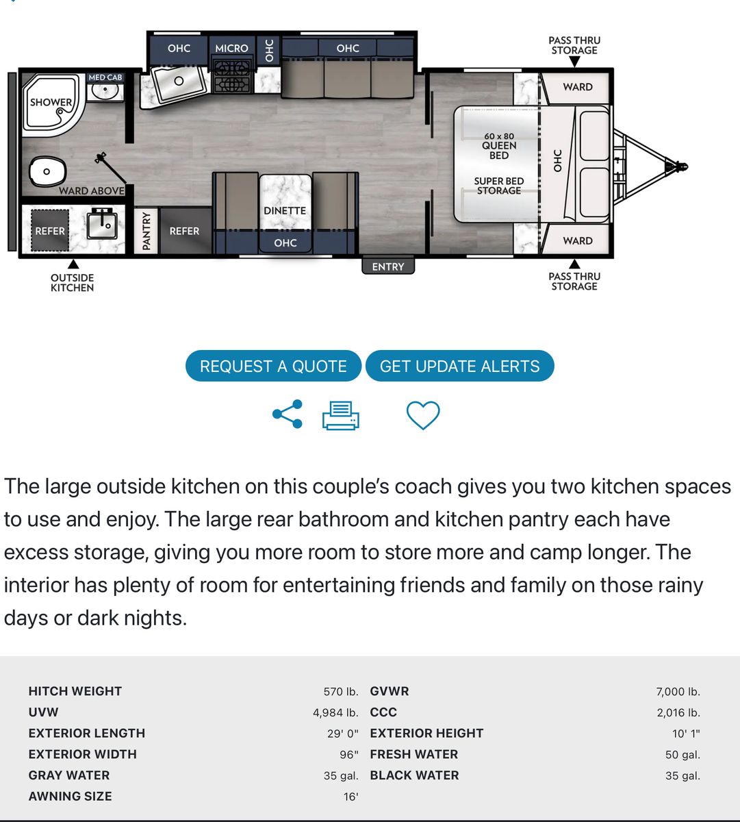2021 Coachman Apex Ultal Lite 251RBK