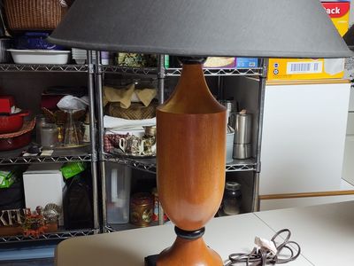 Heavy Wooden Lamps