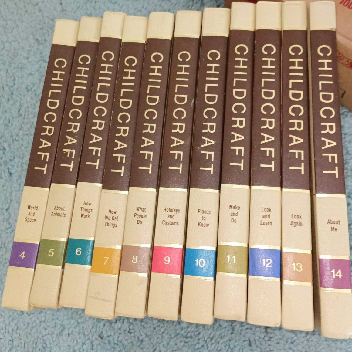 Vintage Childcraft The How and Why Library Book Set - Volumes 4-14. 11 books in the set.