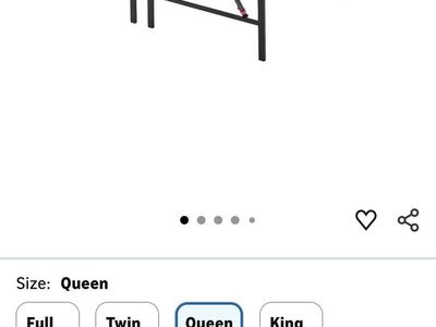 New Queen Size Metal Folding Bed Frame