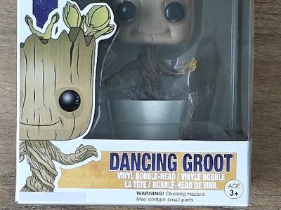 Funko Pop! Marvel Guardians of the Galaxy #65 Dancing Groot Vinyl Bobble-Head Age 3+