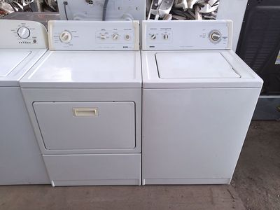 Kenmore top load washer with matched electric dryer