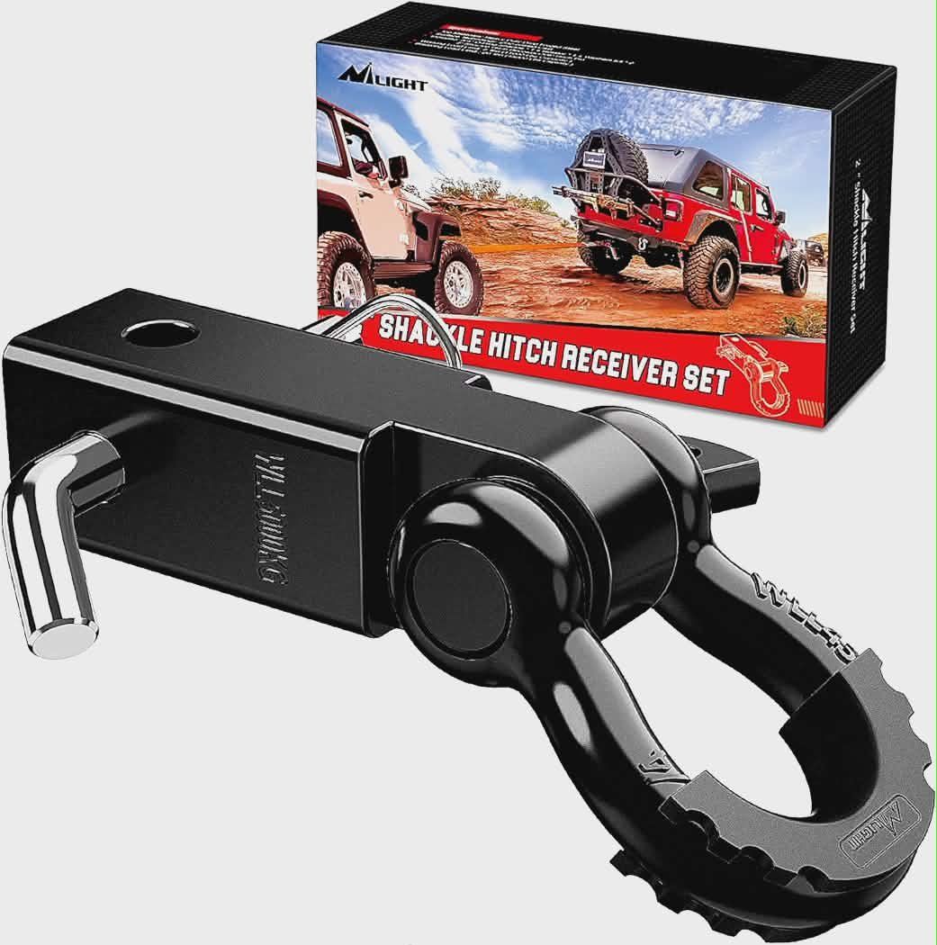 NEW 2" shackle hitch reciever