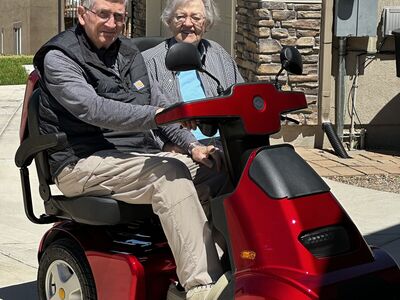 Afiscooter S4 - Wide Seat, Electric