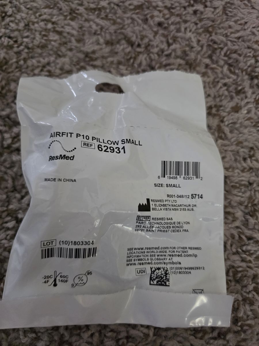 20 ResMed AirFit P10 SMALL Replacement Nasal Pillows
