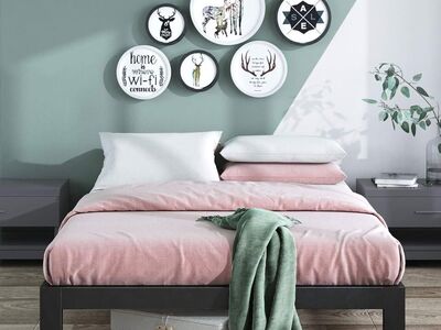 King Metal Platform Bed Frame – SPECIAL DEAL