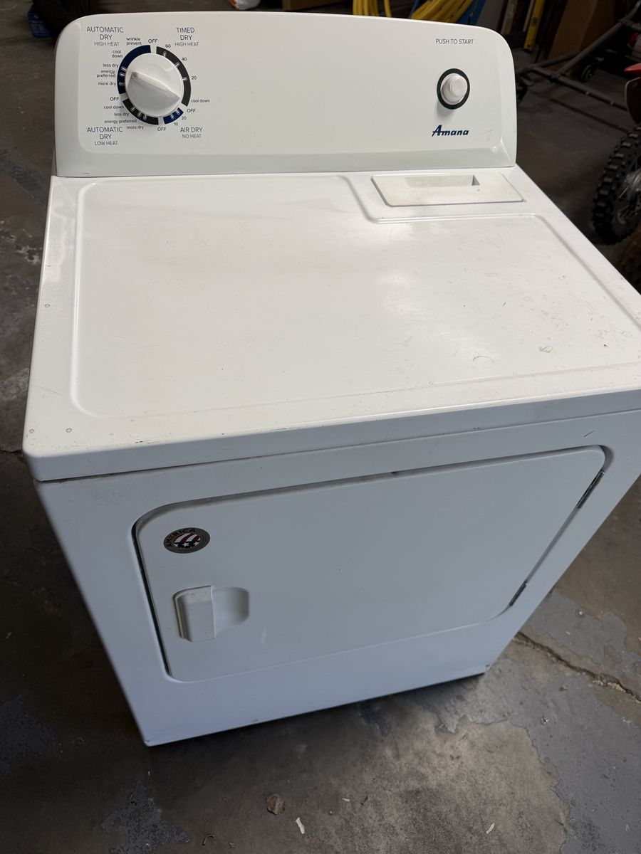Amana super capacity electric dryer