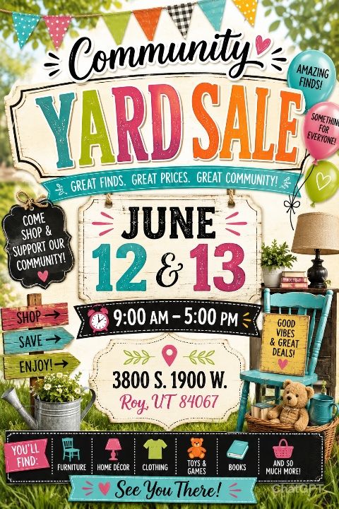 Community yard sale