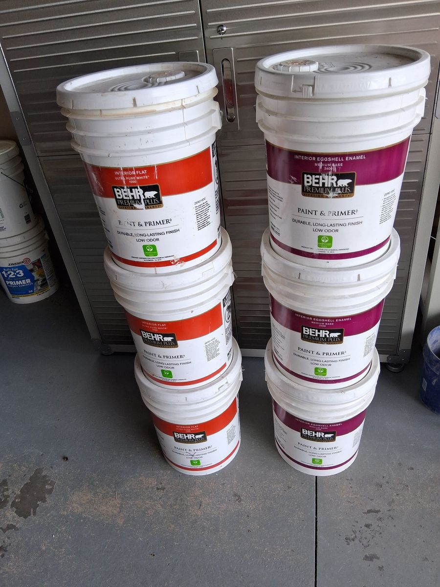 30 gallons of Behr paint