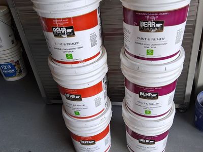 30 gallons of Behr paint