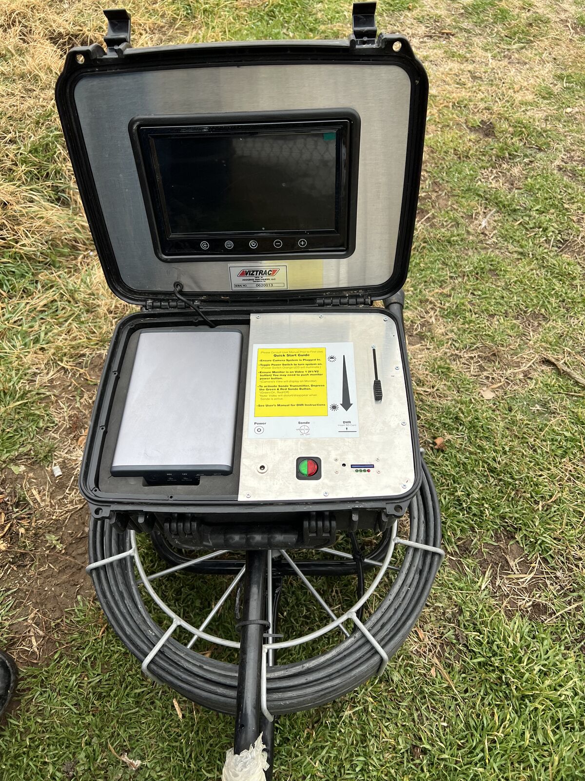 Sewer Camera Viztrac 150 ft with Lithium Power Source