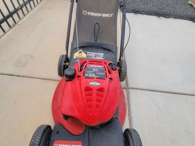 21-inch Troy-Bilt self propelled lawn mower