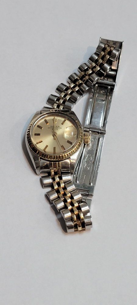 Beautiful Rolex Oyster Perpetual Datejust Two-Tone Gold & Steel Watch with Jubilee Bracelet