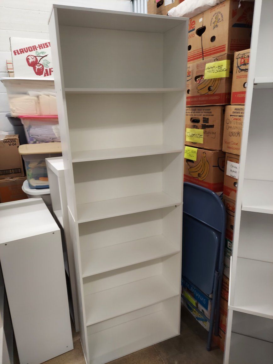White Bookshelf