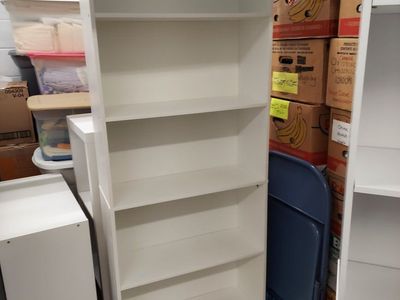 White Bookshelf