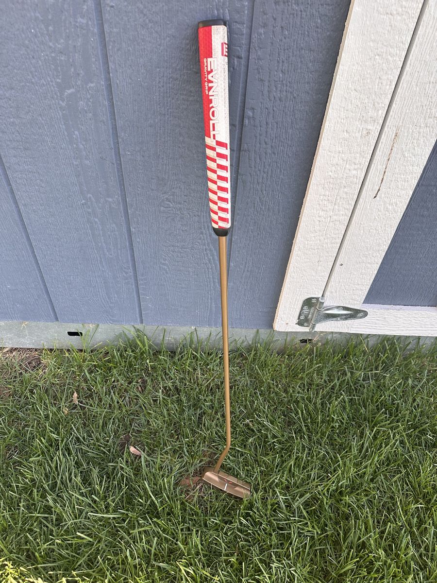 Edel E-3 Gold Putter with Evnroll Grip - Right Handed Golf Club