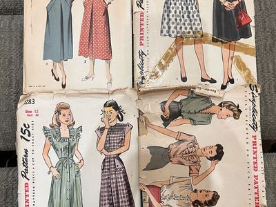 Amazing Vintage Sewing Patterns. 1940s