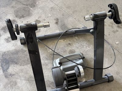 Indoor Bicycle Trainer Stand - Resistance Cycling Workout Station