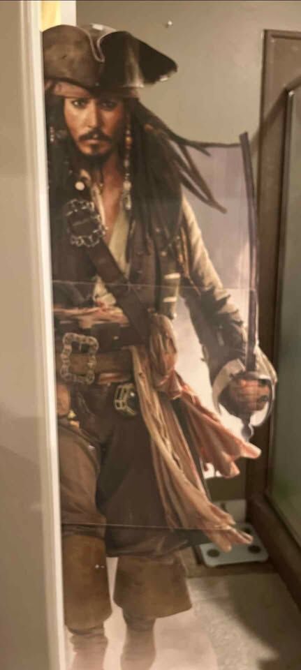jack sparrow life size cut out