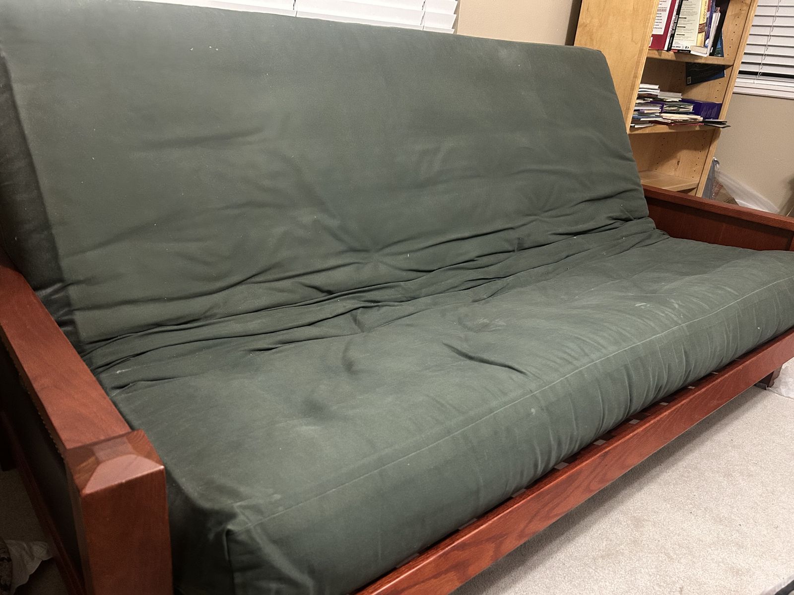 Real Wood Futon and Mattress