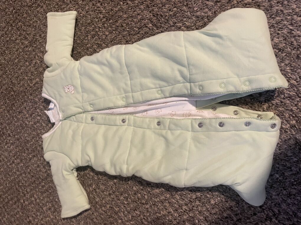 0-3 Month Sleep Sack With Bottom Snaps!