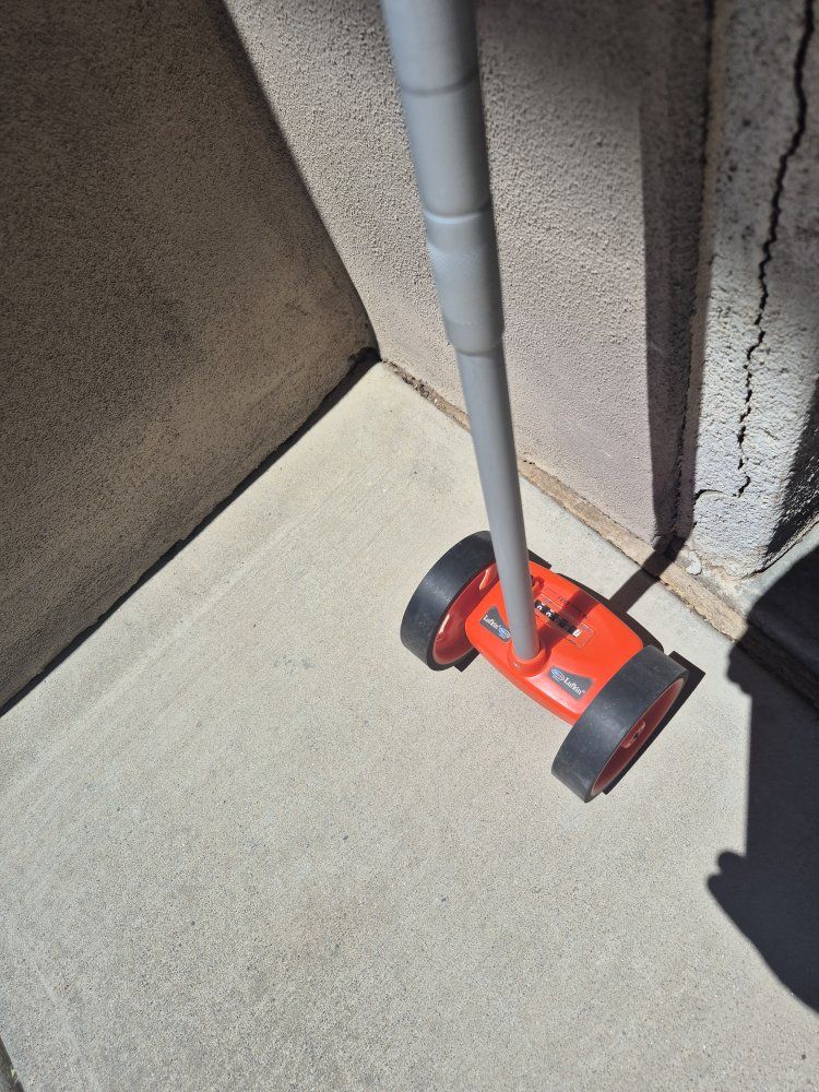 Lufkin measuring wheel.