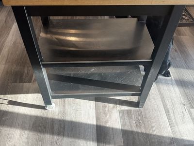 Ikea Kitchen Cart with Butcher Block Top
