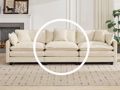 Cloud Sofa Center Section (Armless)