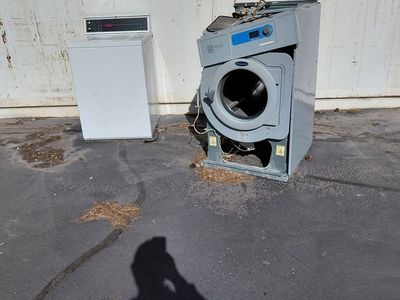 Free 2 washers, hundreds of pounds recycleable metal.