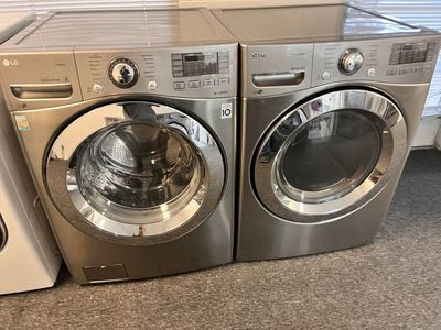 LG stainless washer and dryer set