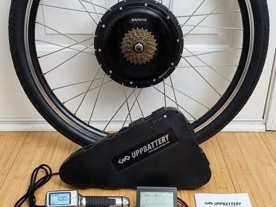 BAFANG 28" 48V 1500W Electric Bicycle Rear Hub Motor Conversion Kit with UPPBATTERY