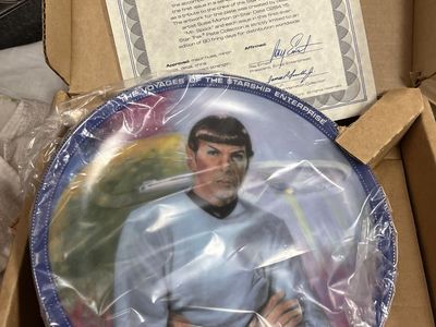 Star Trek Plate MR Spock