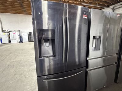 GOOD SAMSUNG BLACK STAINLESS FRENCH DOOR FRIDGE