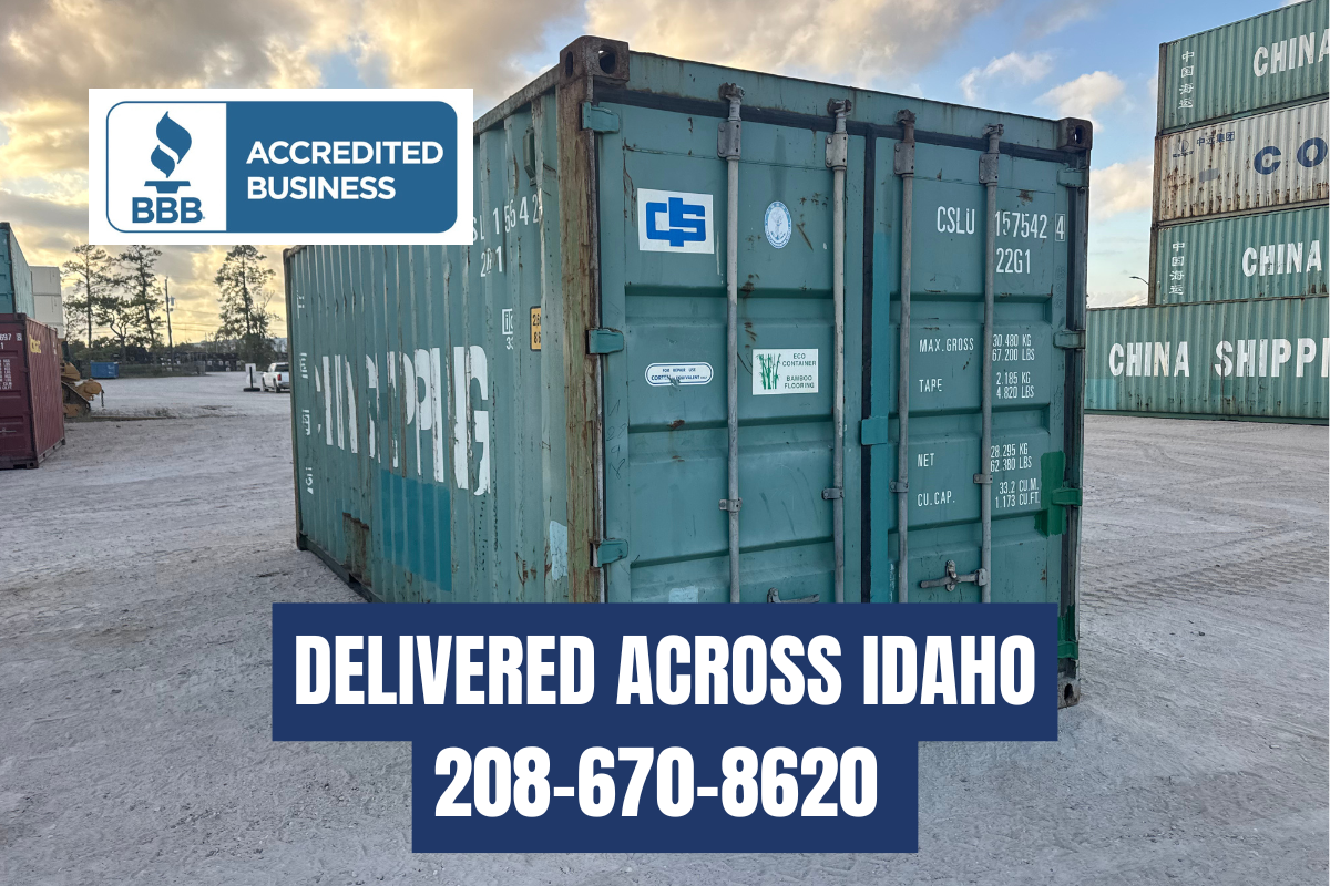 20ft Shipping Container New One Trip – Idaho – Delivery
