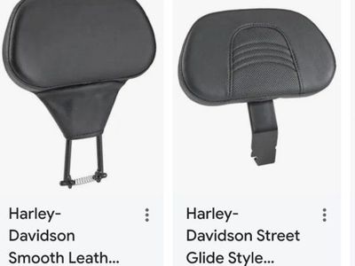 Harley-Davidson backrest.