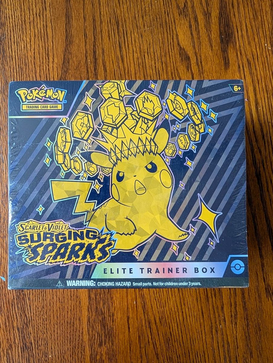 Pokemon Scarlet & Violet Surging Sparks Elite Trainer Box