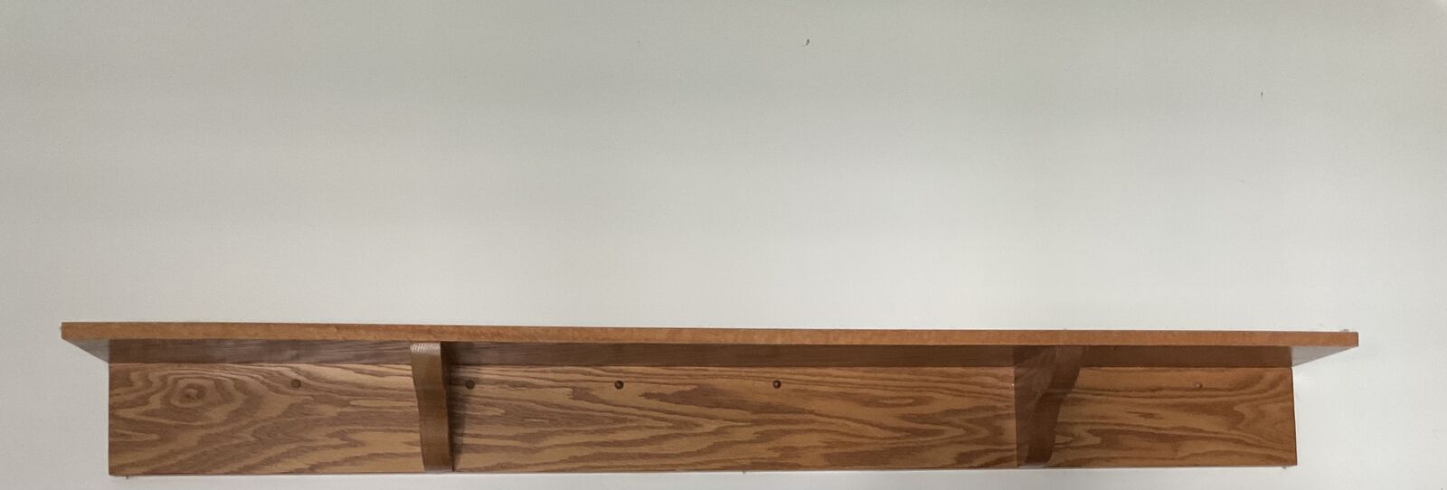 Red Maple solid wood shelf