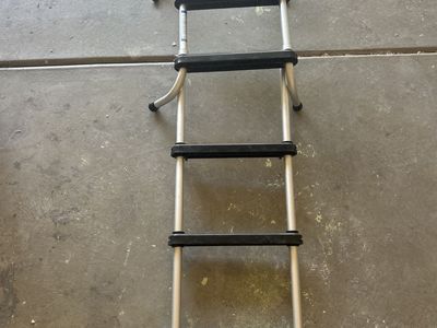 Universal Marine 5-Step Boat Ladder - Aluminum & Plastic, Compact Design