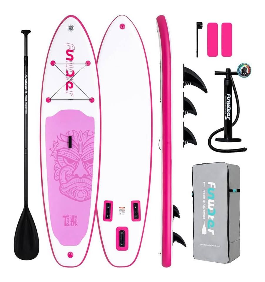 Brand New Bundle Pack Stand Up Paddle Board Inflatable Factory Sealed- Pink