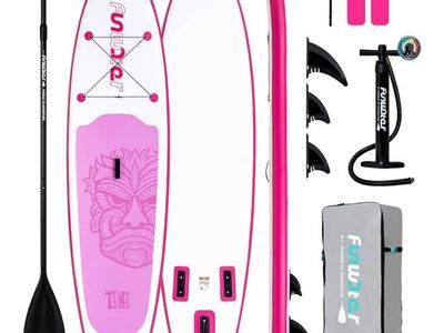 Brand New Bundle Pack Stand Up Paddle Board Inflatable Factory Sealed- Pink