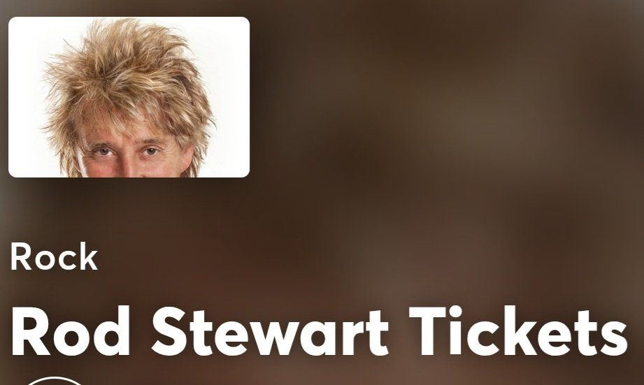 Rod Stewart Concert Tickets, 2 GA Lawn tickets, this Friday night