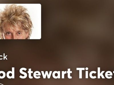 Rod Stewart Concert Tickets, 2 GA Lawn tickets, this Friday night