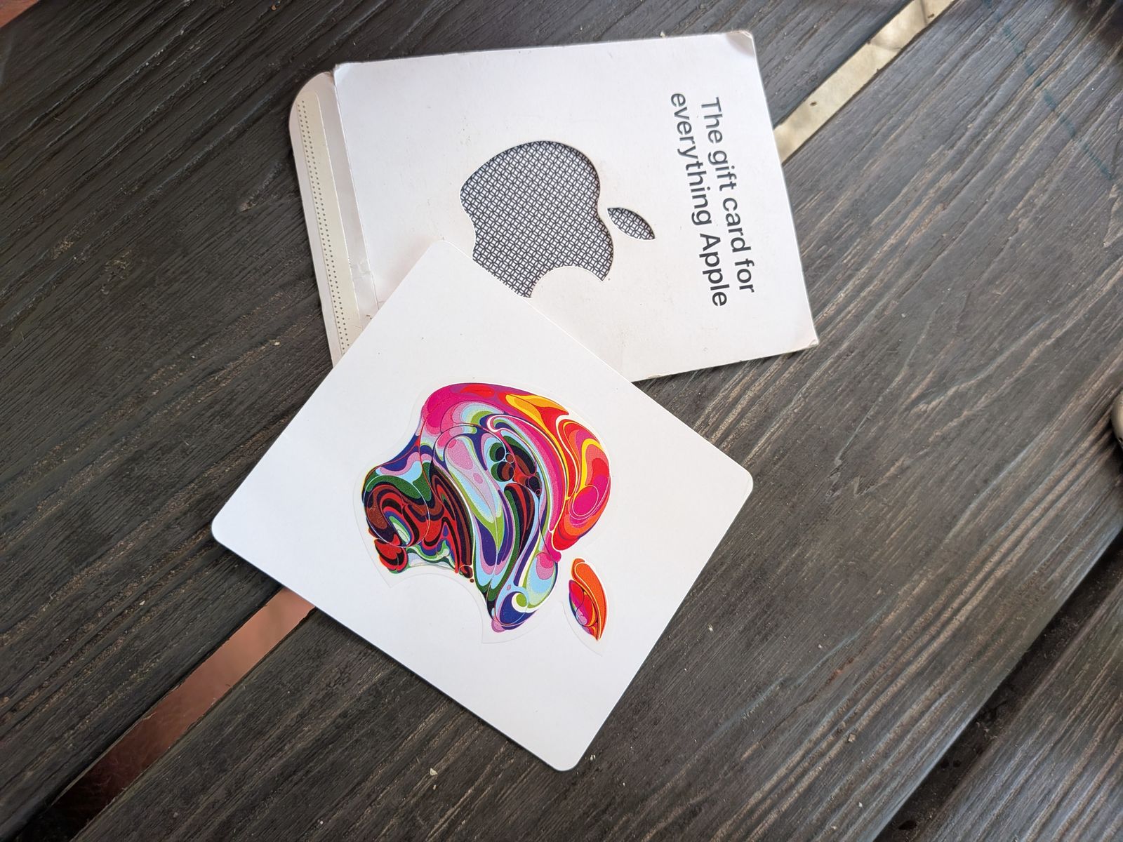 Apple gift card $465
