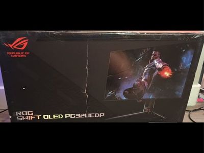 ROG Swift OLED PG32UCDP Gaming Monitor 4K UHD 240Hz, brand new in box