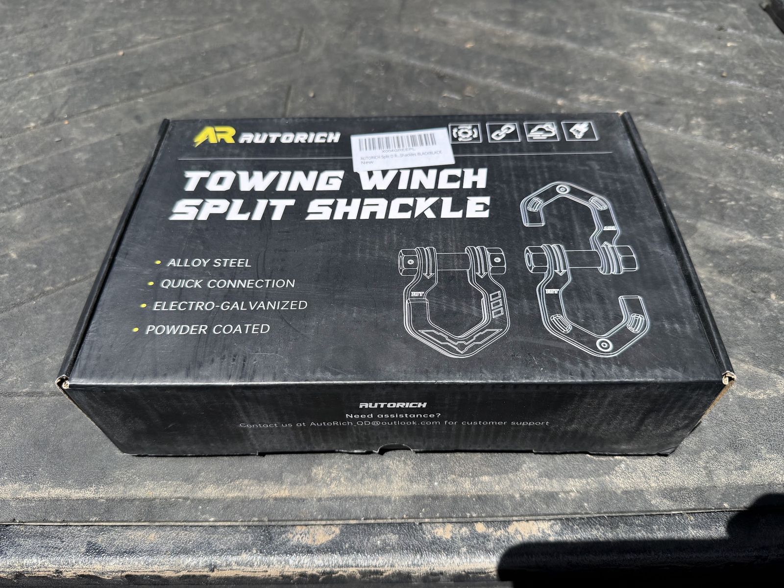 2-Pack Quick Connect D-Ring Shackles