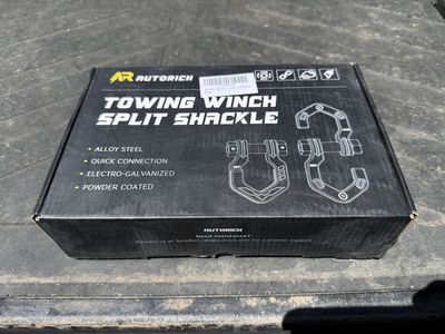 2-Pack Quick Connect D-Ring Shackles