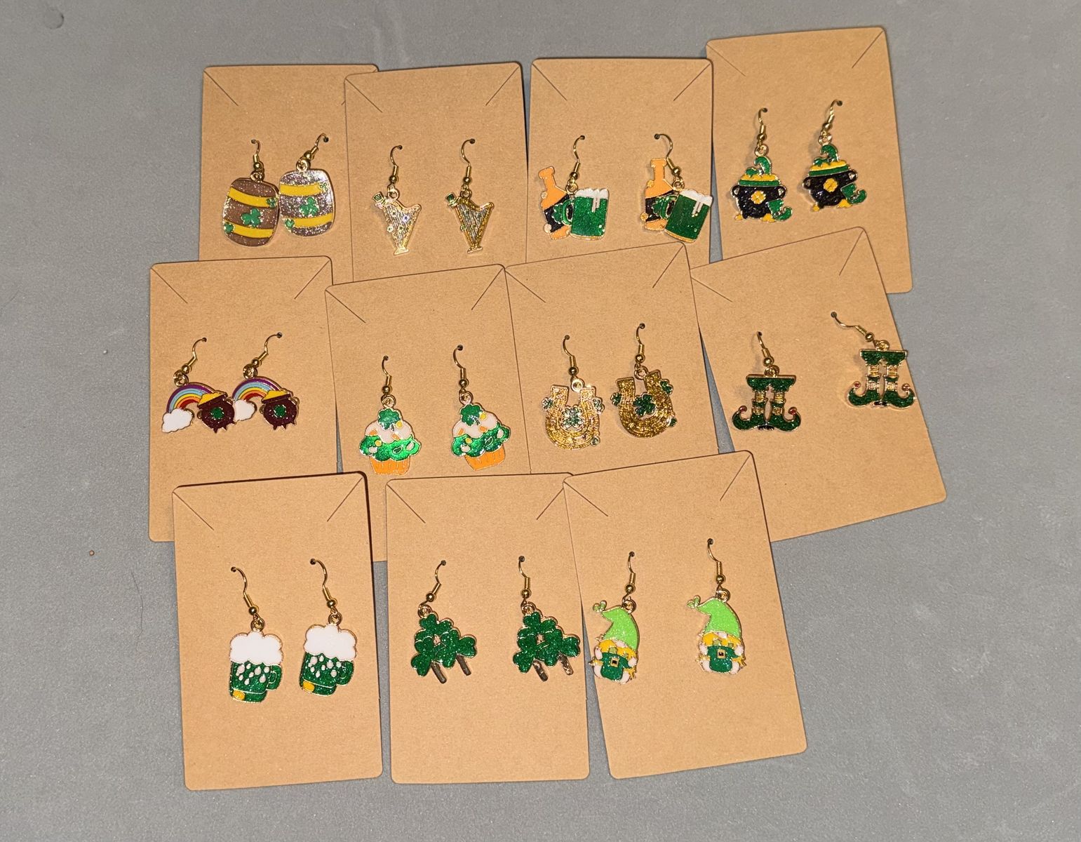 ST. Patricks Day earrings